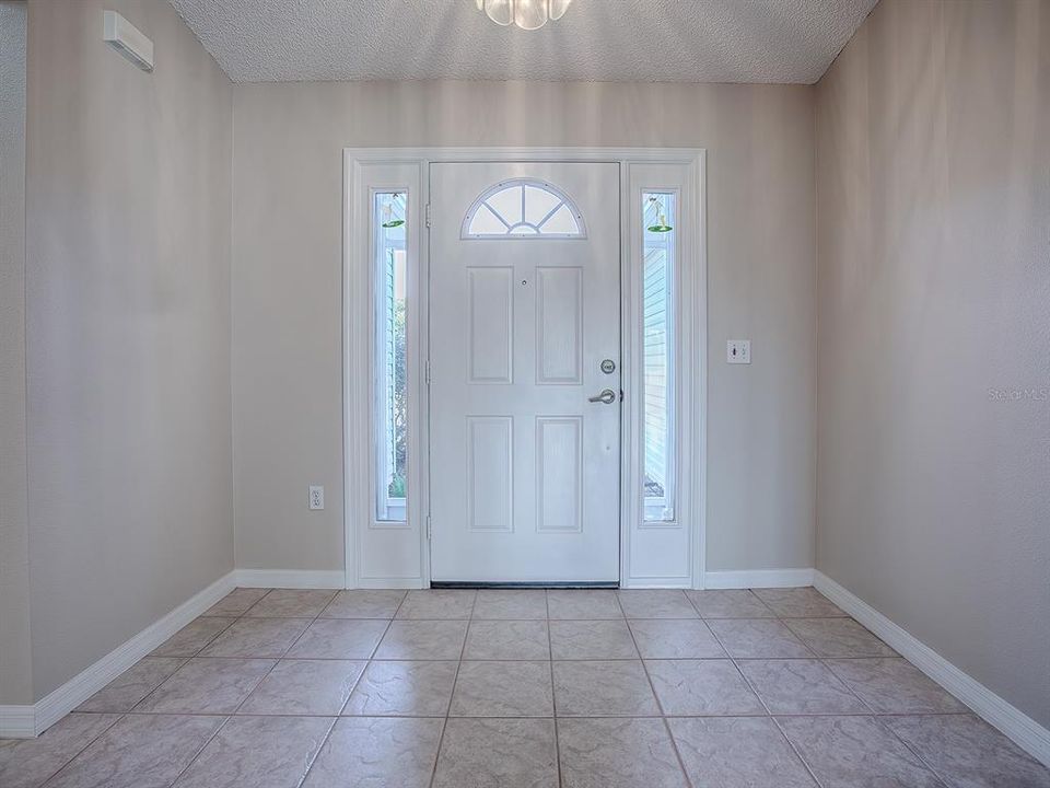 FOYER -GROUT CLEANING JUST COMPLETED!