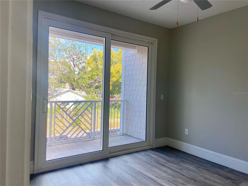 Primary Bedroom with Balcony