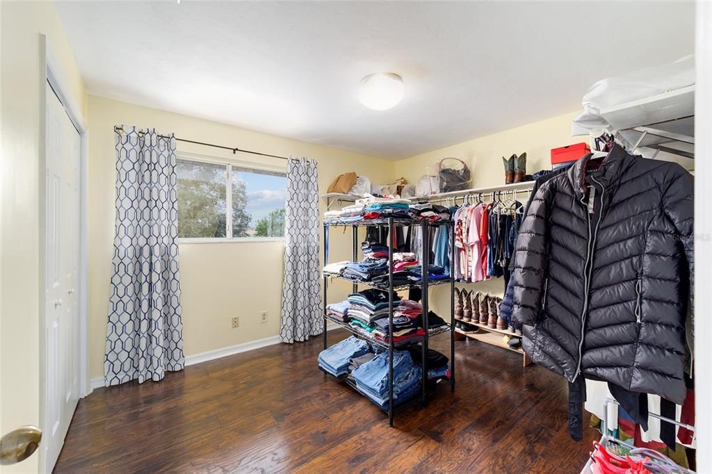 Primary walk-in closet