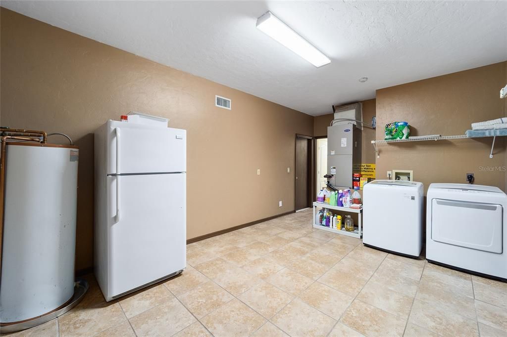 Laundry room is HUGE!