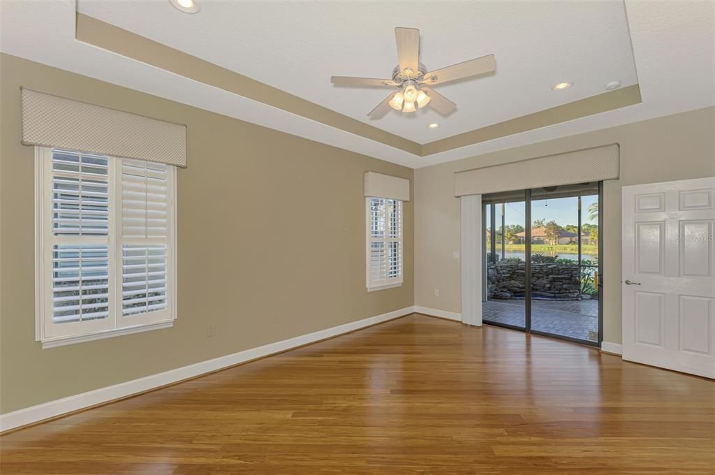 View from the Breakfast Area with Sliding Glass Doors leading to the lanai