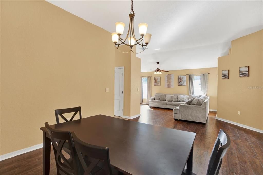 Dining Room Facing Towards Living Room