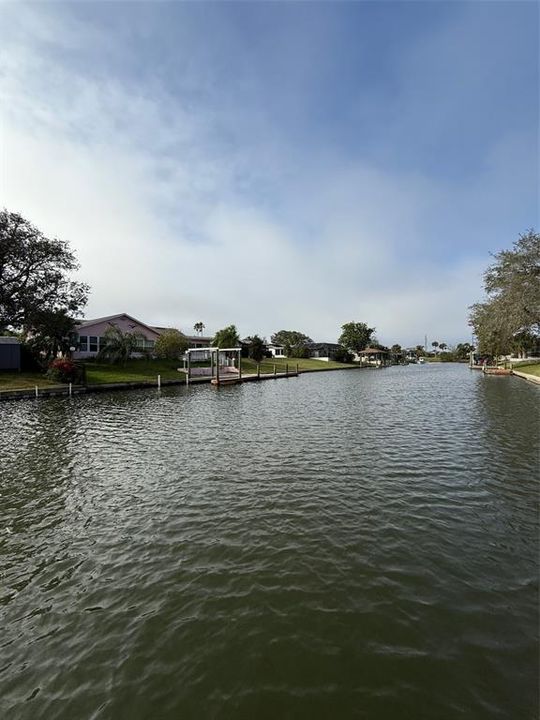 View from the canal