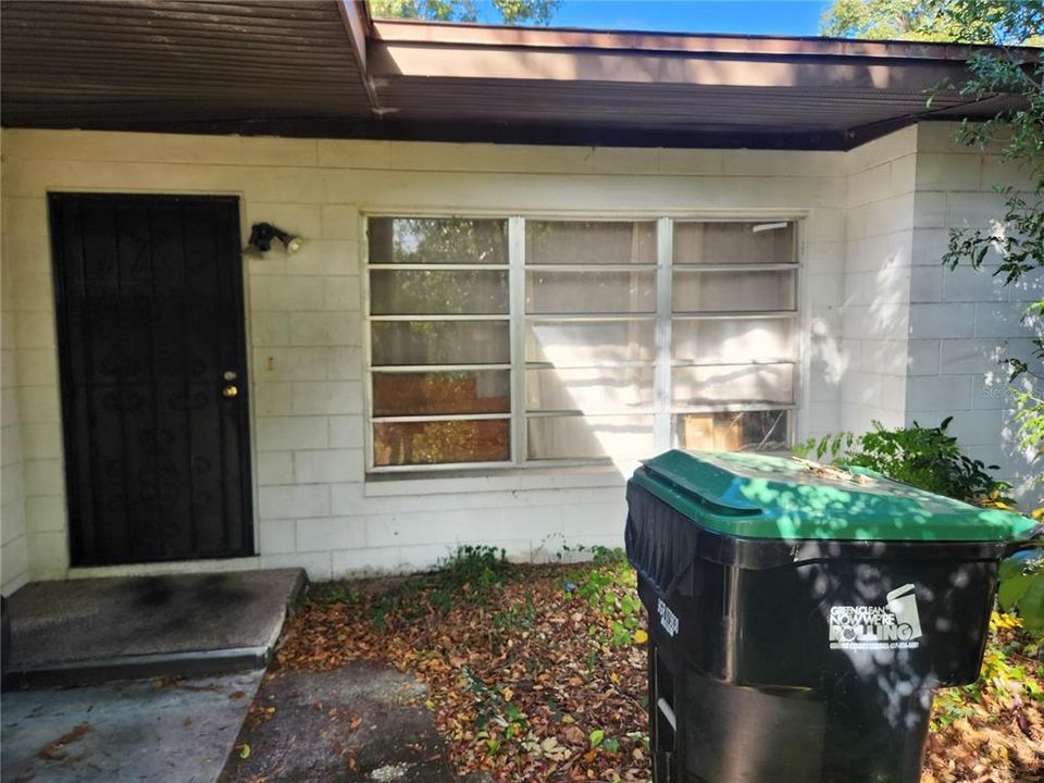 Carport Entrance