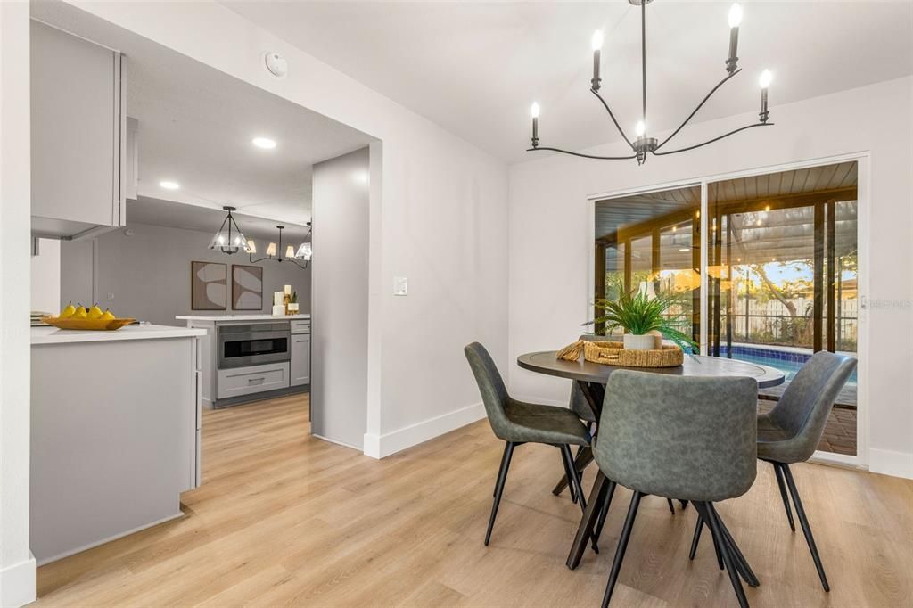 Formal dining area