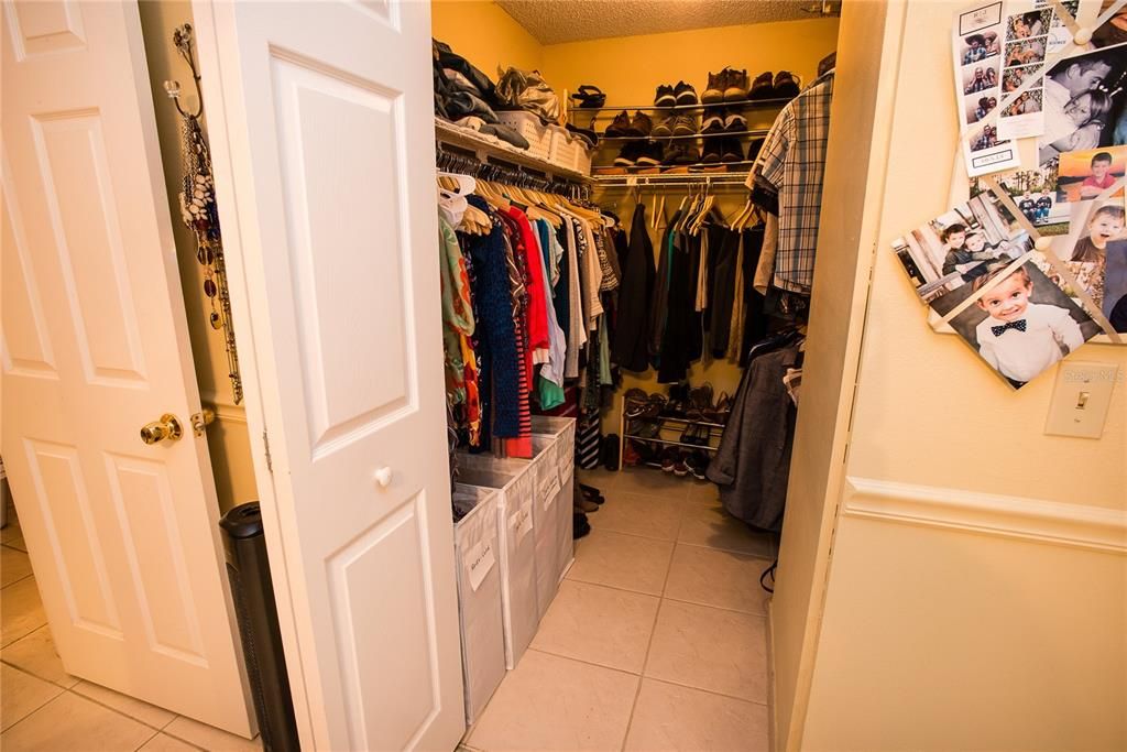 Previous Tenant Pic of Master Closet