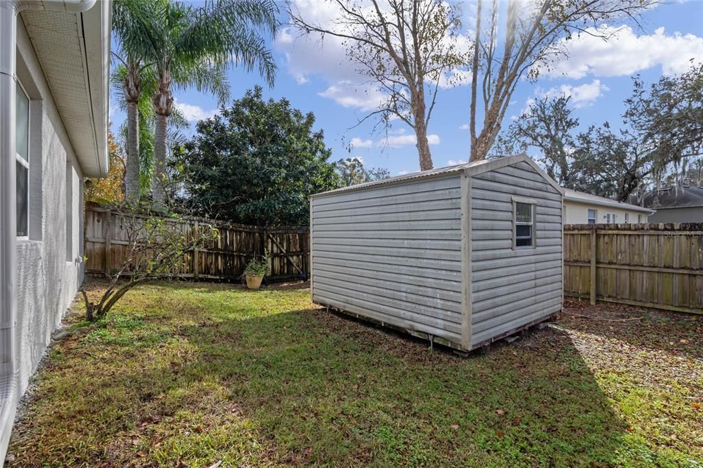 STORAGE SHED