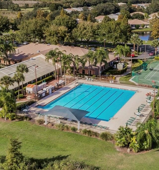 Outdoor community pool