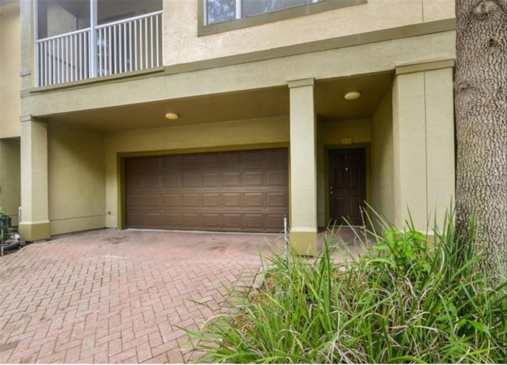 Paved Driveway and front porch