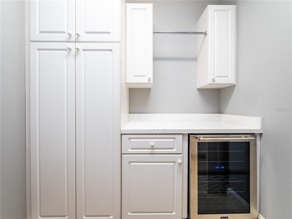 Laundry Room with Wine/beverage Refrigerator