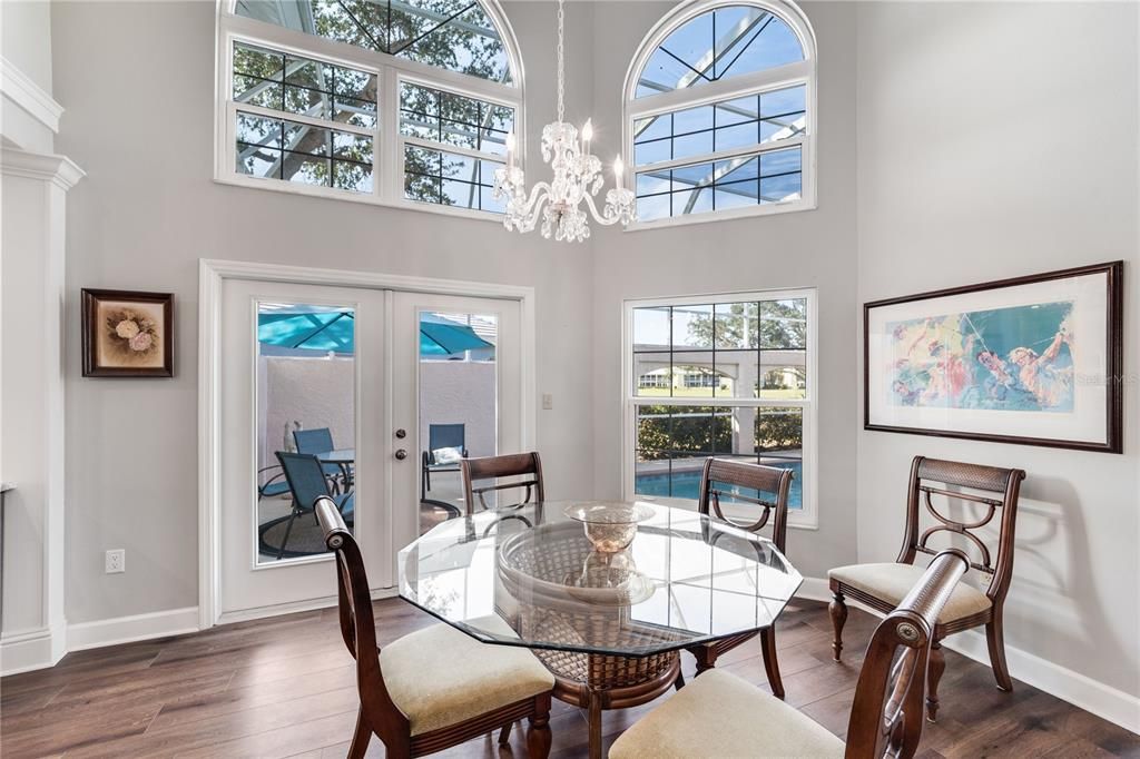 Expansive Dining room