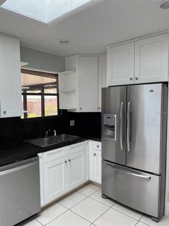 skylight in kitchen