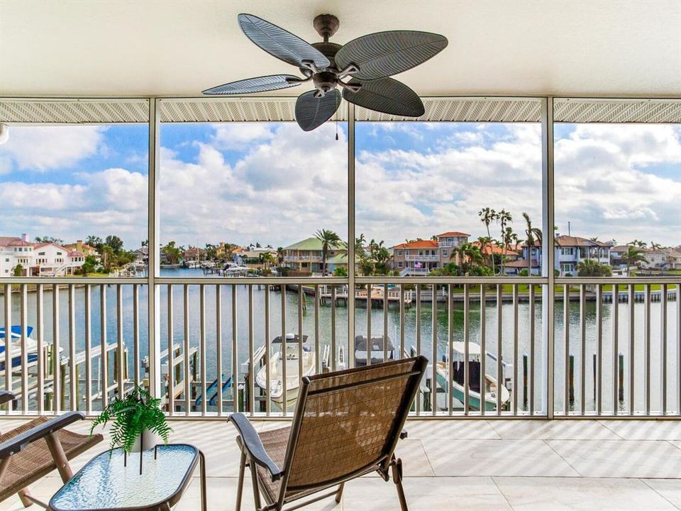 Master bedroom waterfront porch