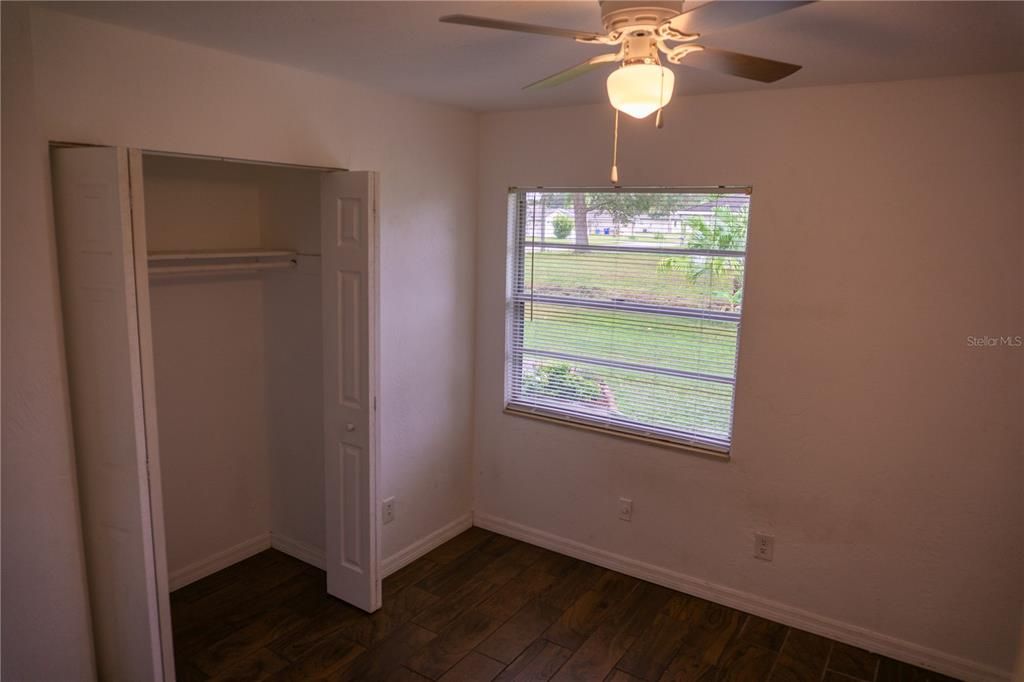 Bedroom 3 front of home