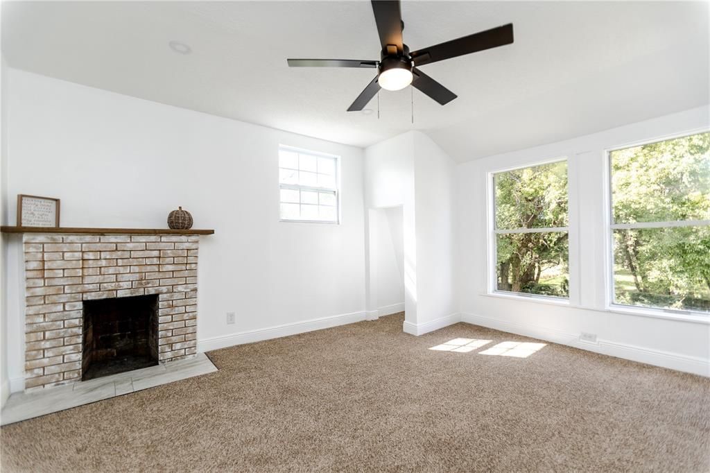 Master Bedroom Fireplace