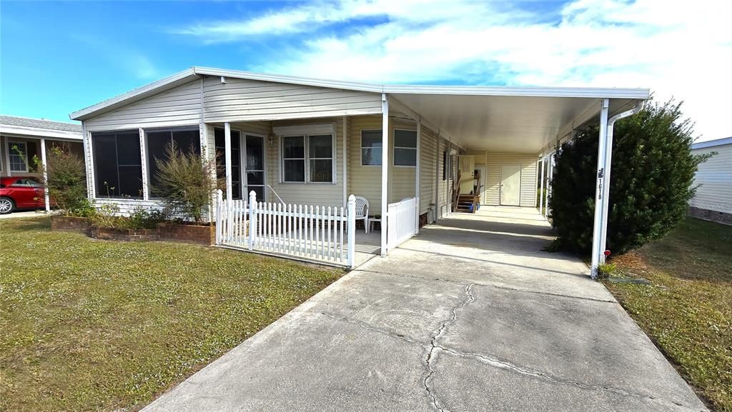 Street level view of home