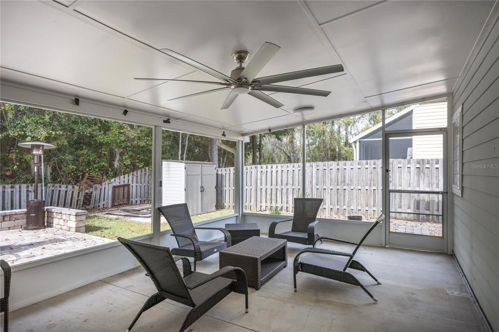 Screened porch