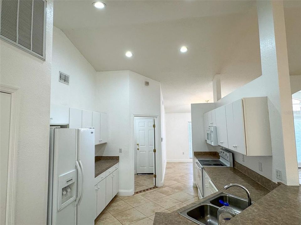 Kitchen Looking into formal dining area