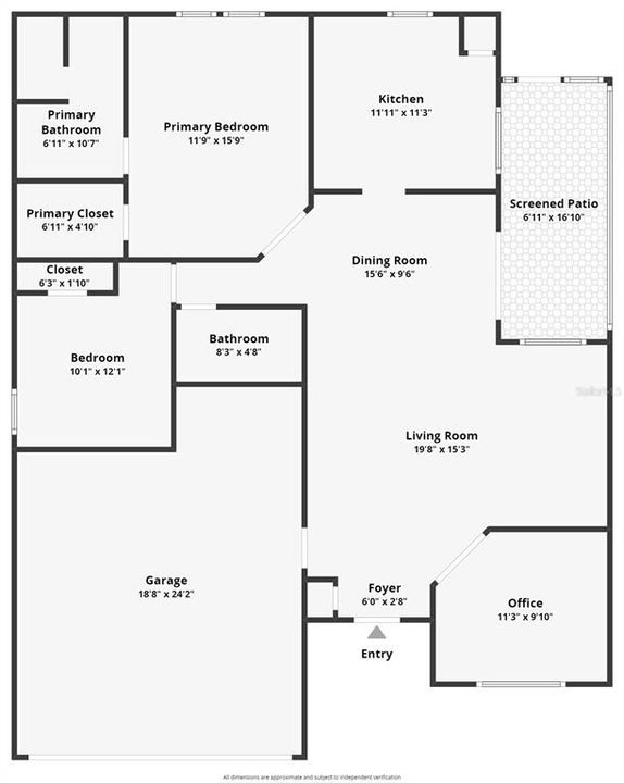 For Rent: $2,200 (3 beds, 2 baths, 1377 Square Feet)