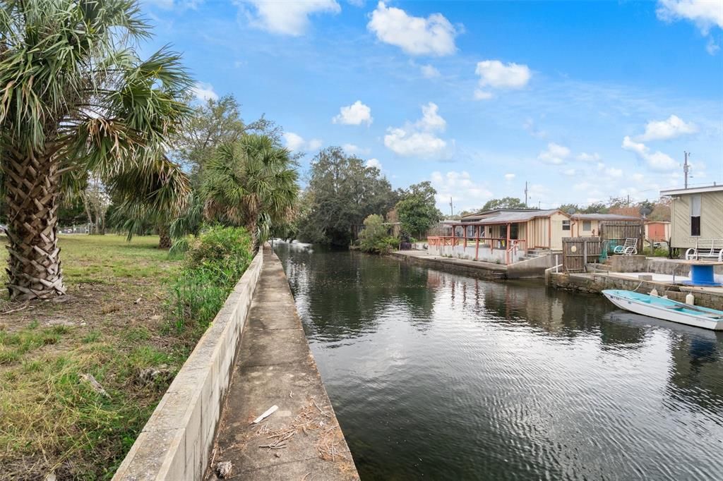 45 feet seawall on each lot.