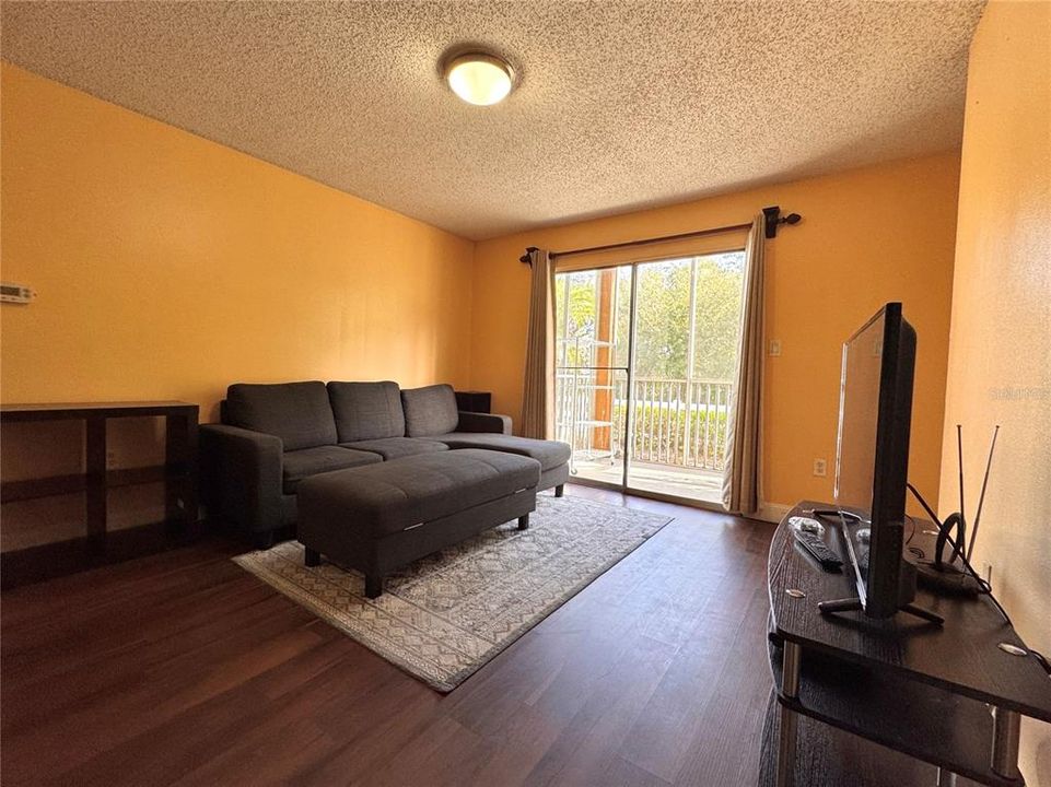 Living Room and Screened-in Porch