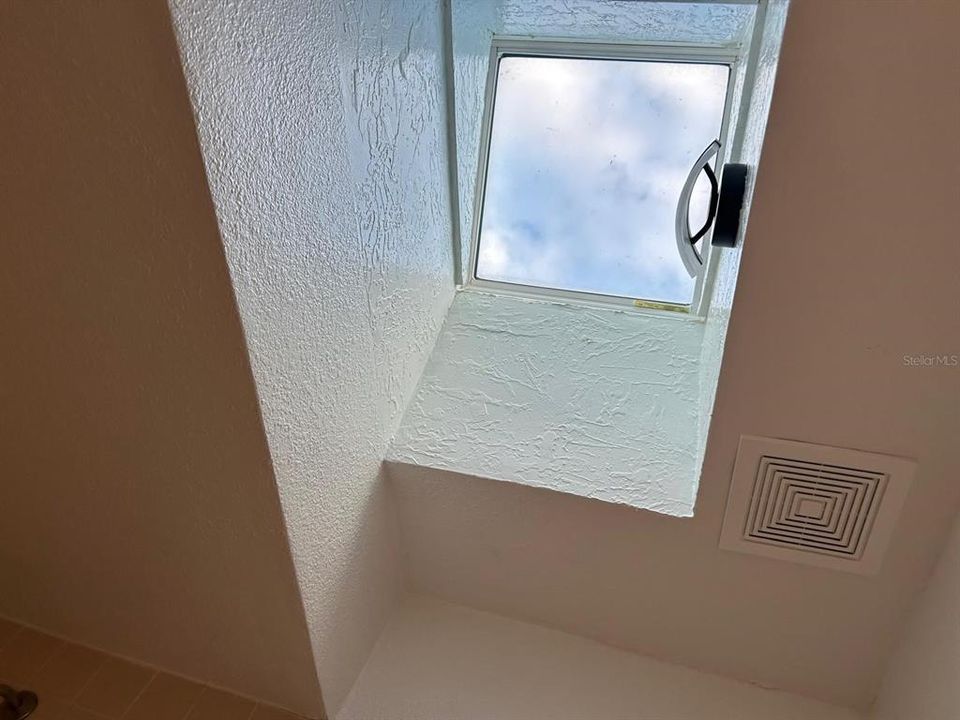 New skylight in master bathroom