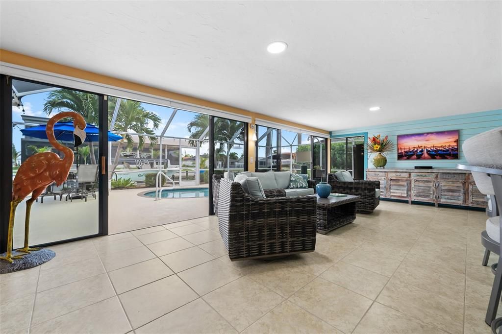 Open and Airy Family Room