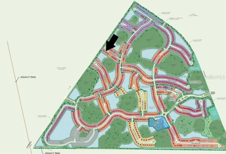 Site map: Lot 763