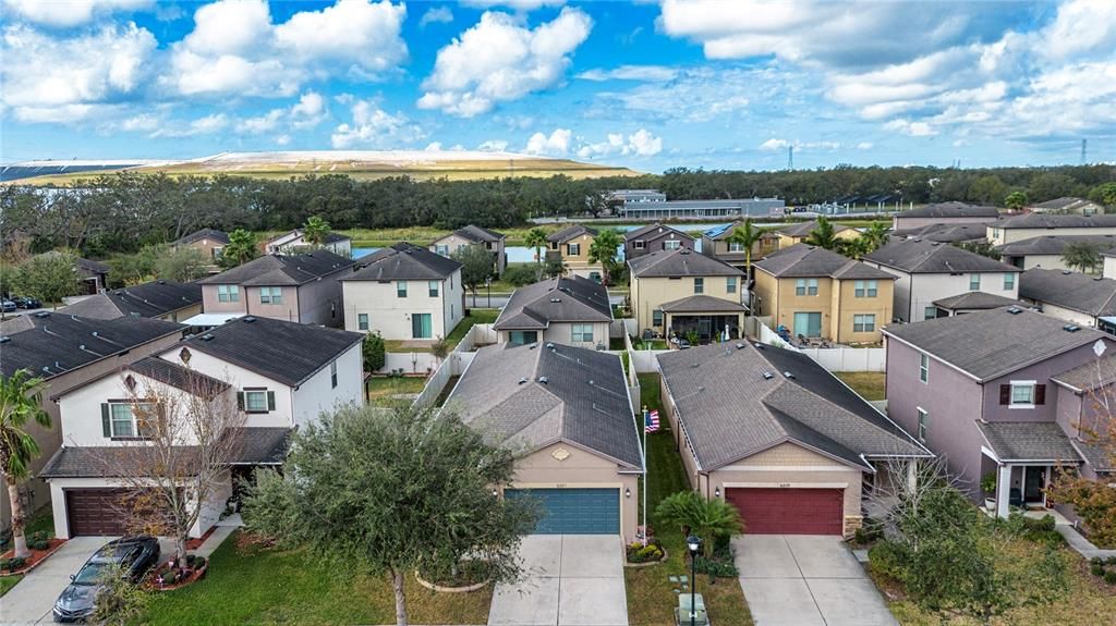 Aerial View of Neighborhood