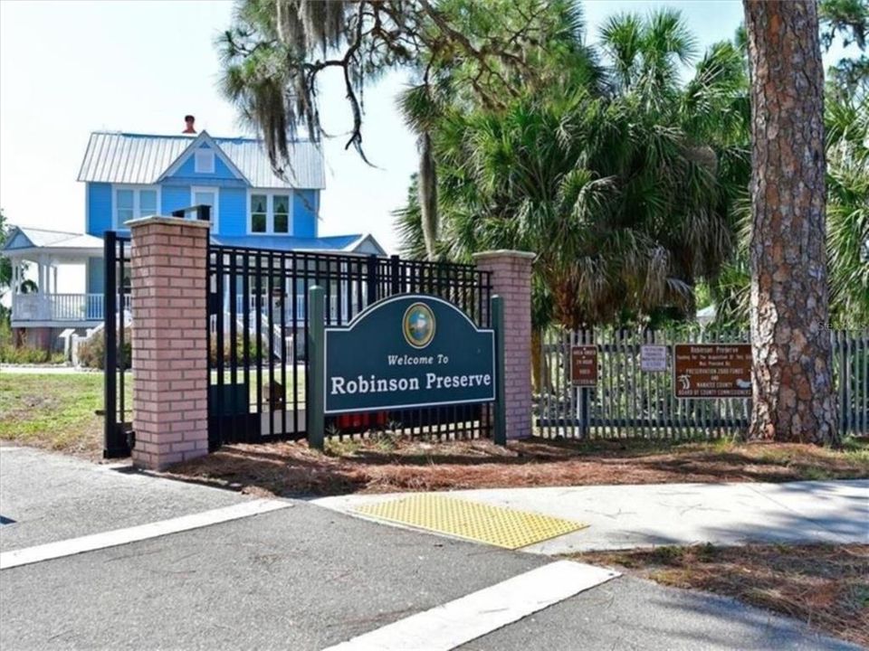 Robinson Preserve entrance