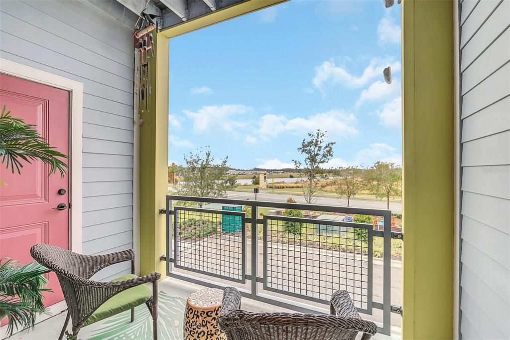 BALCONY W/ STORAGE CLOSET