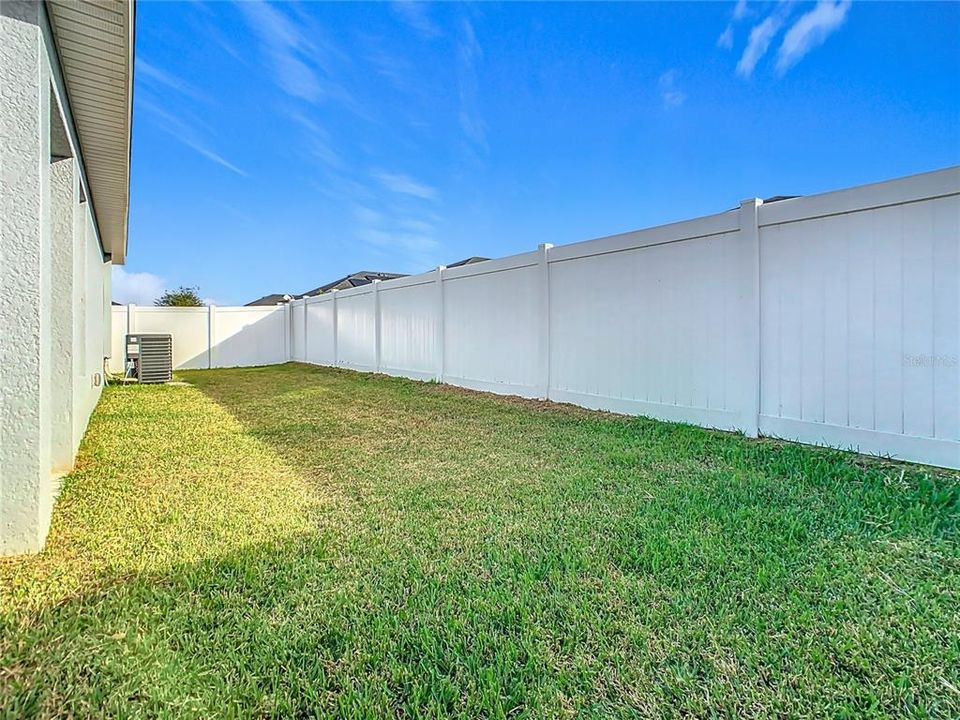 side yard with gate