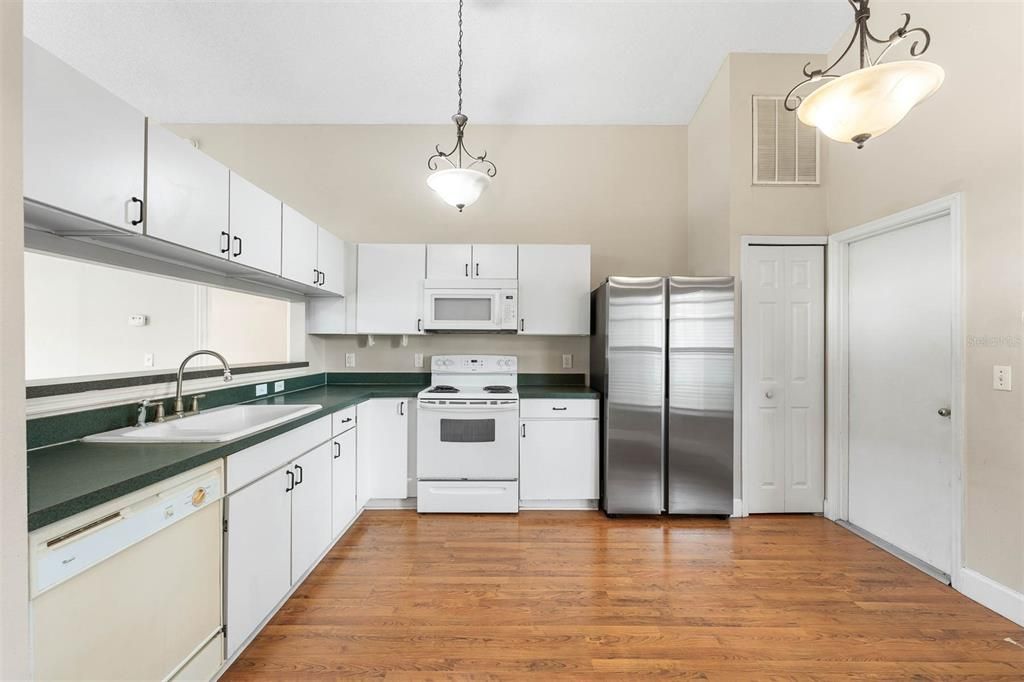 Kitchen with pantry