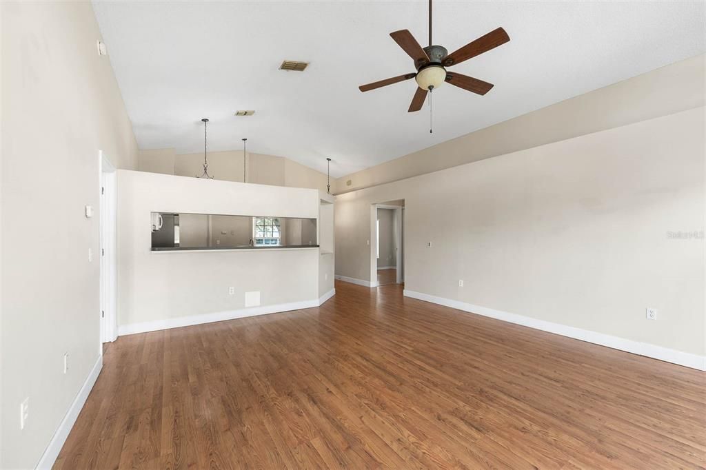 Living Room/Dining Room area