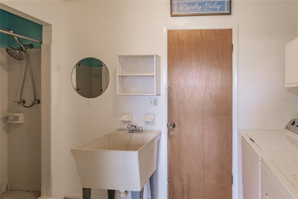 Bathroom Two with Wash Basin