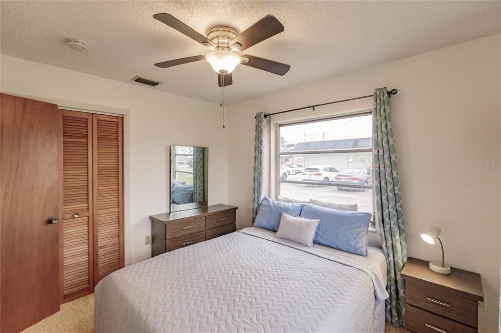 Bedroom Two with Dresser and Closet