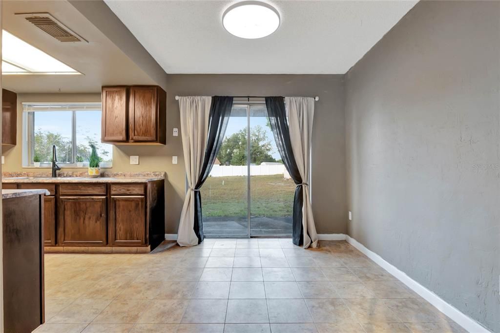 Dining Room w/ View of Backyard