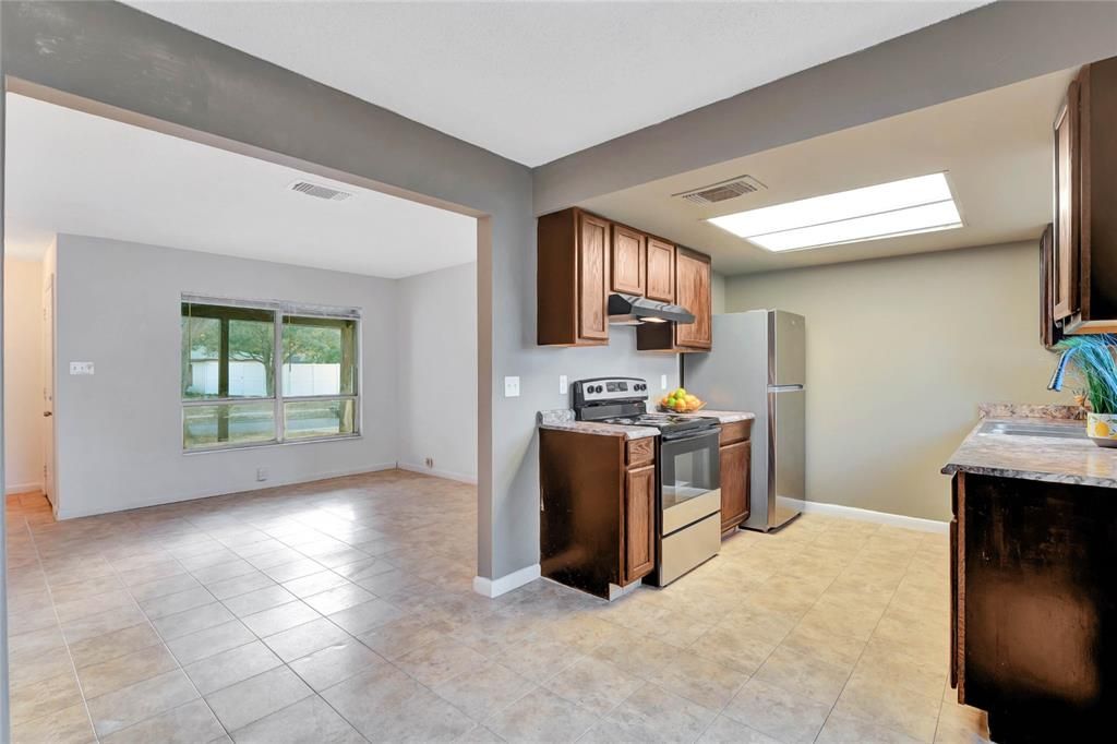 Kitchen/Dining Room/Living Room