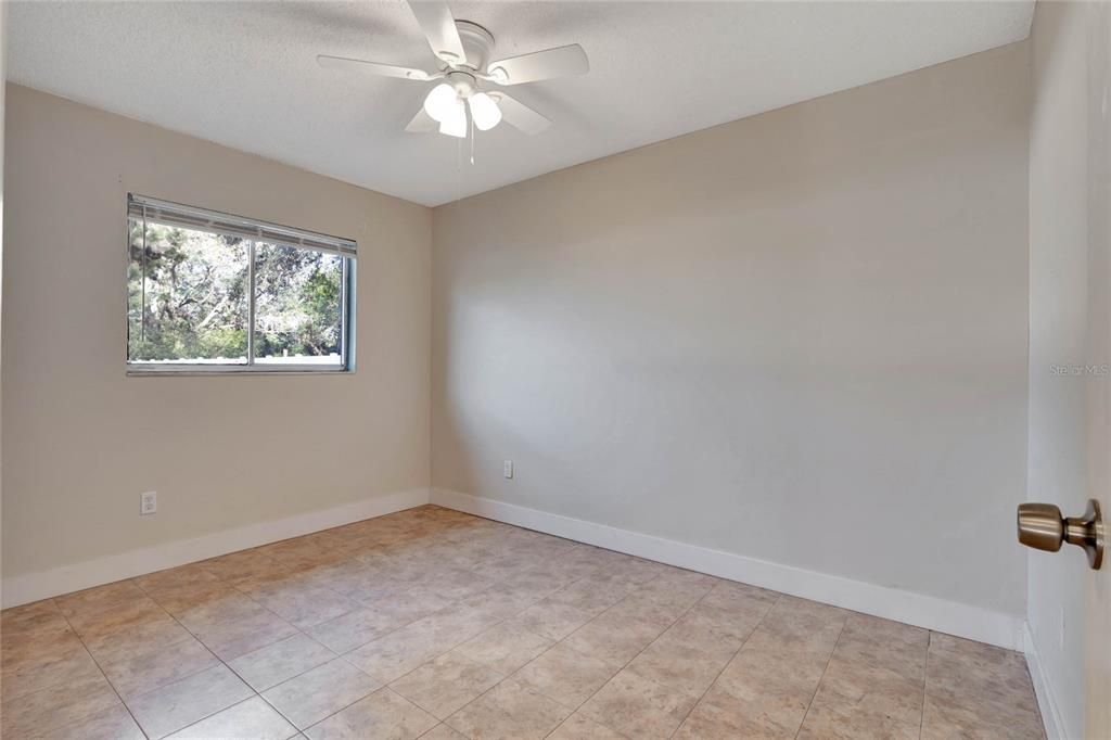 Bedroom 3 w/ New Tile Floor