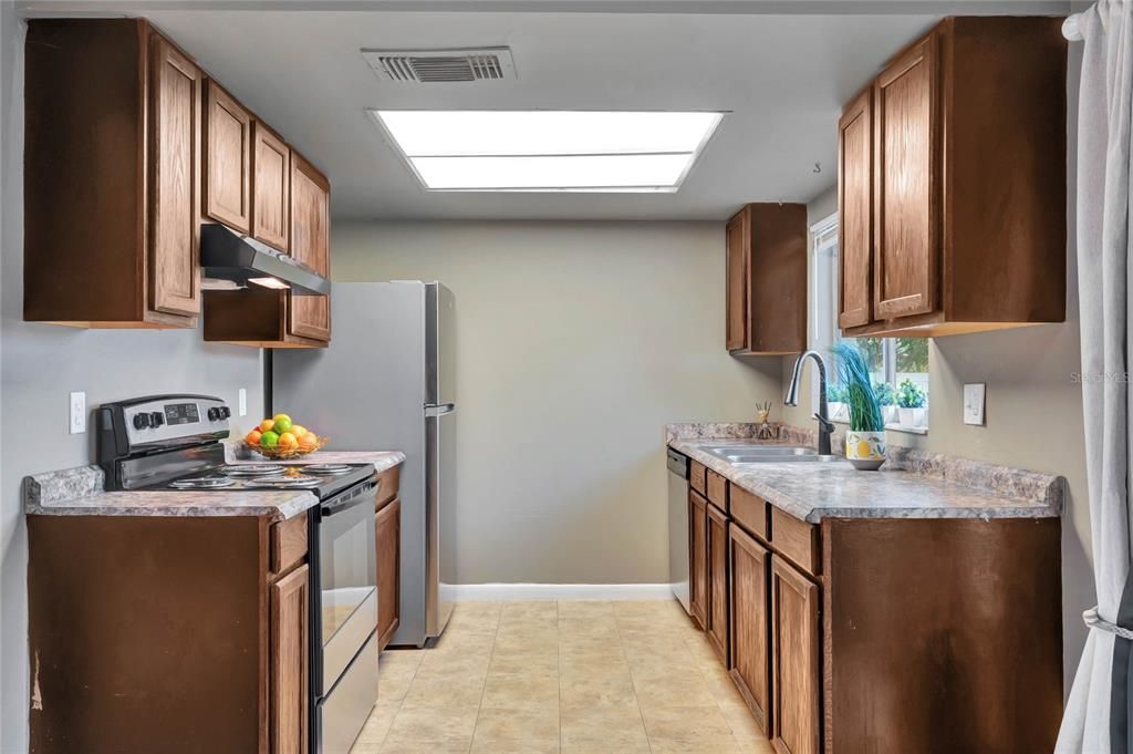 Kitchen w/ Stainless Steel Appliances