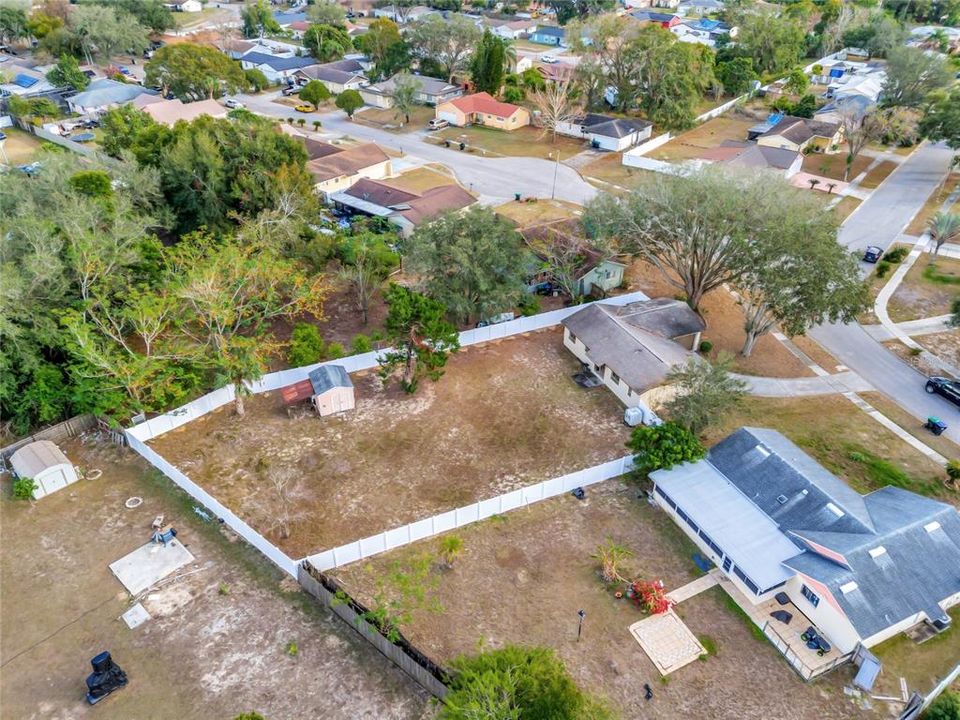 Aerial View of House