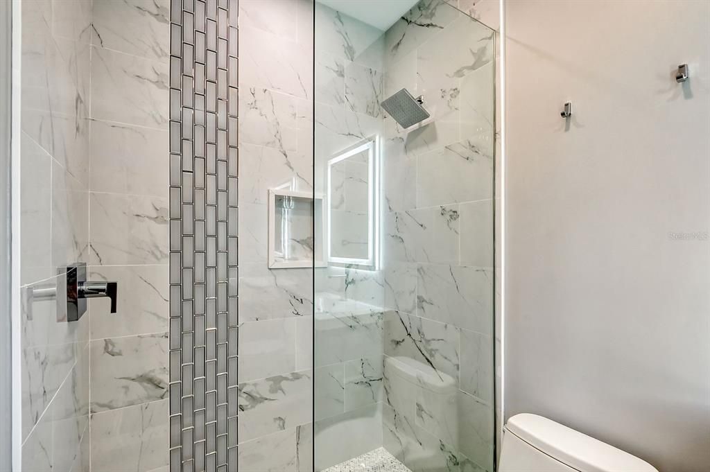 Wonderfully designed full bathroom off of 5th bedroom.