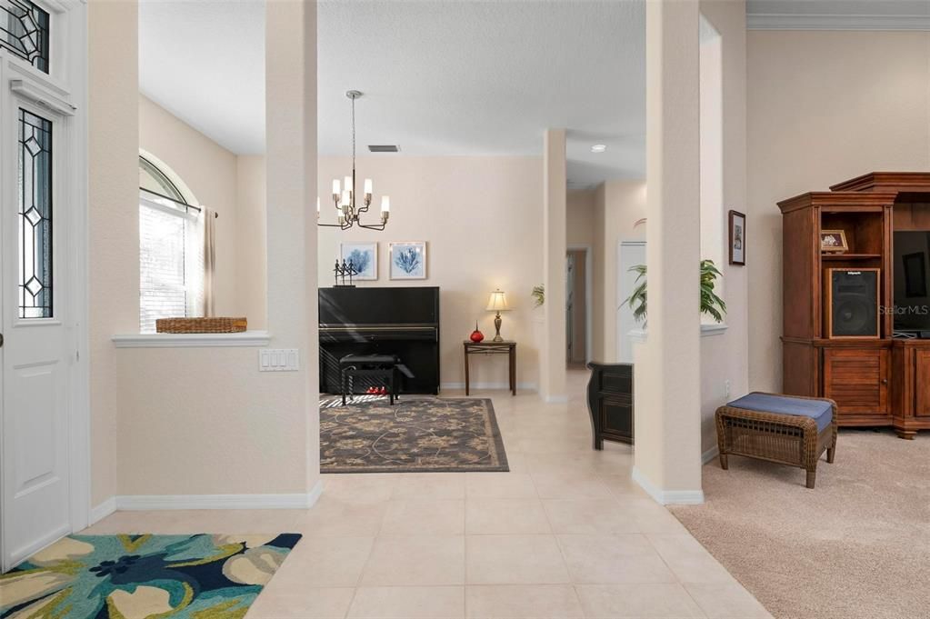 Foyer, dining room