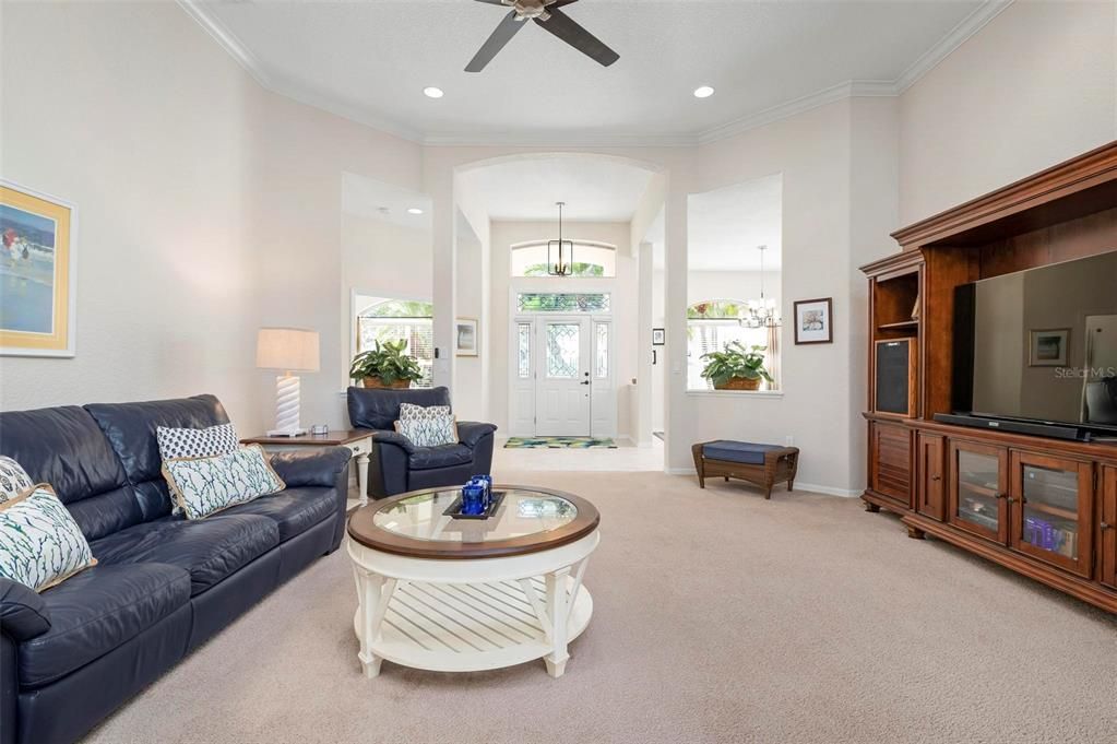 Great room, foyer