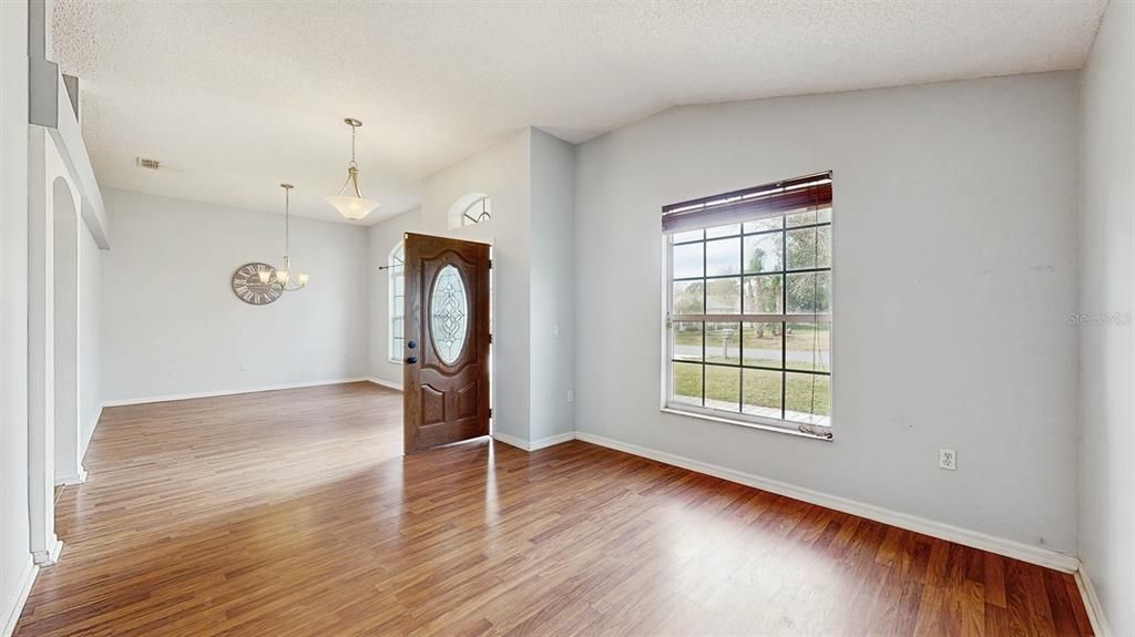 LIVING ROOM TO DINING ROOM VIEW