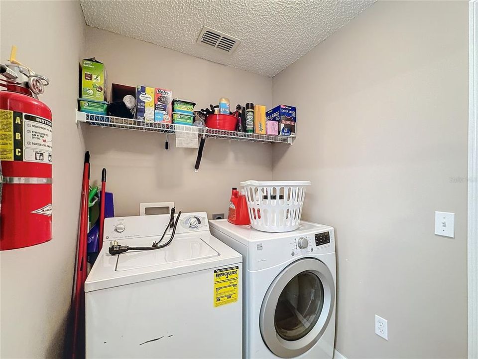 The laundry room.