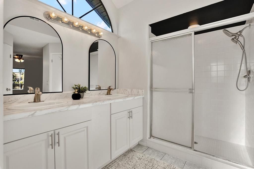 Master Bathroom with large stand up shower