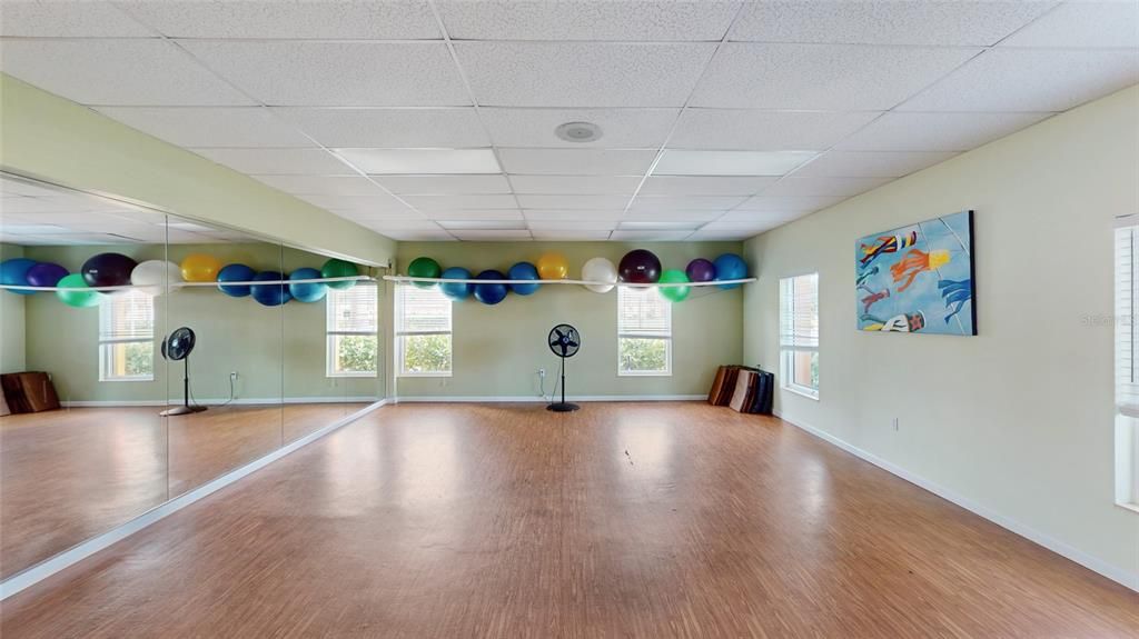 Activity Room in the Community Clubhouse