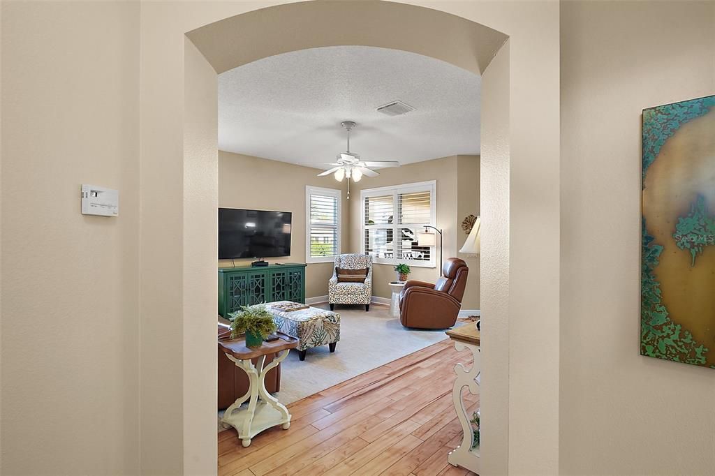 Front Entry looking into the living room