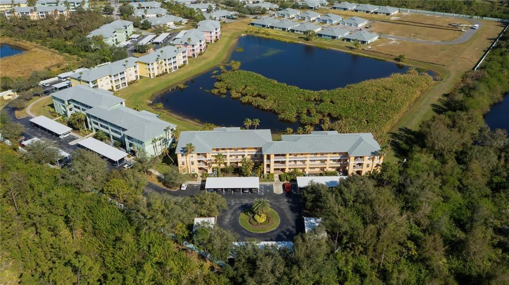 Some of the lakes in this gated, nesting bird sanctuary community.